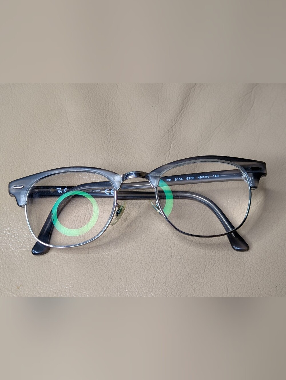 Ray-Ban RB5154 5255 49-21 Clubmaster Eyeglasses